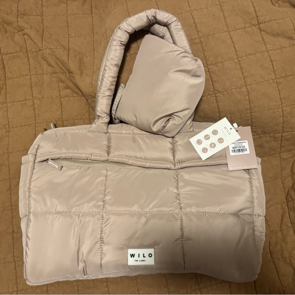 NWT WILO The Label Weekend Tote & Bag